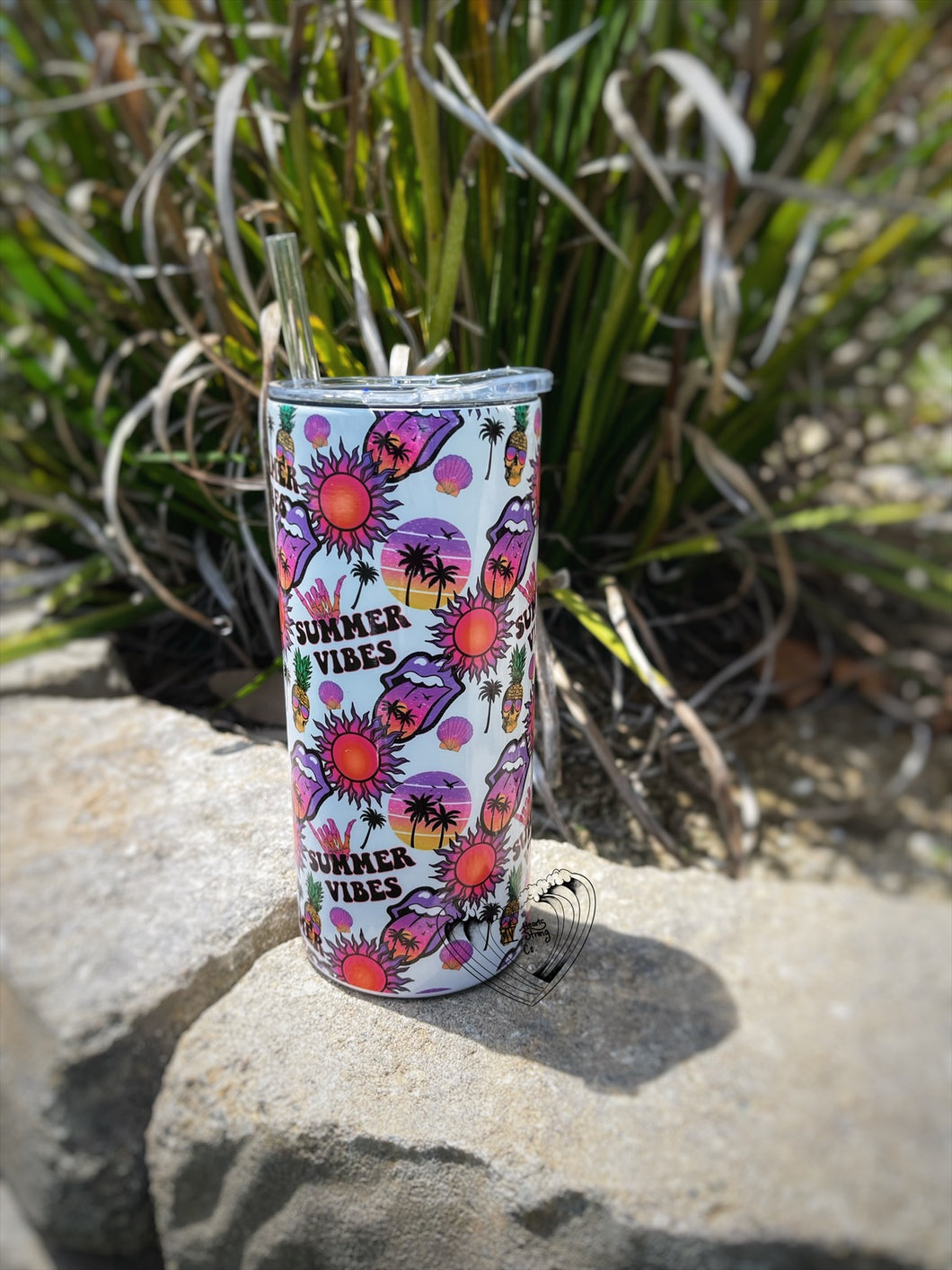 Summer Vibes Tumbler & Cooler